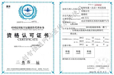 机票代理公司注册流程与手续详解